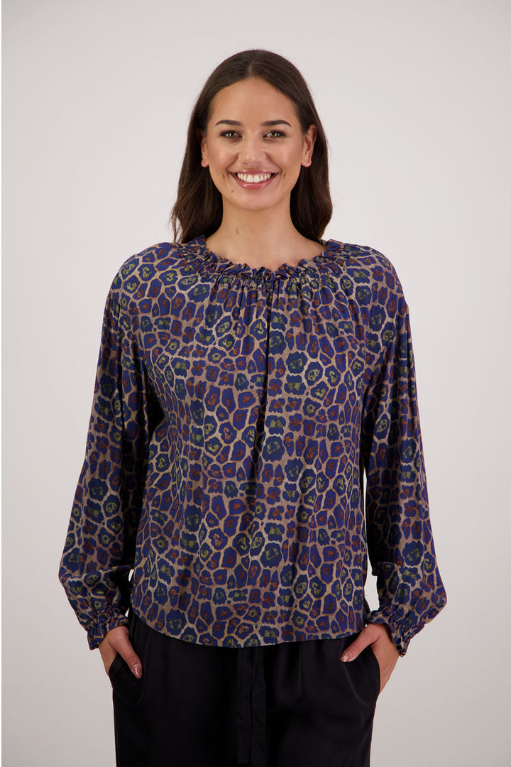 Rumer Top (Antique Leopard)