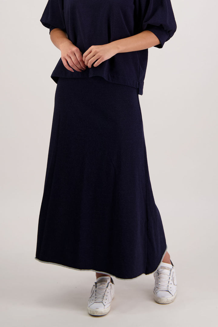 Rutherford Skirt (Denim Jersey)