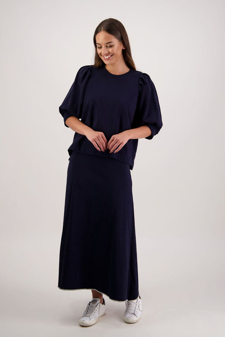 Rutherford Skirt (Denim Jersey)