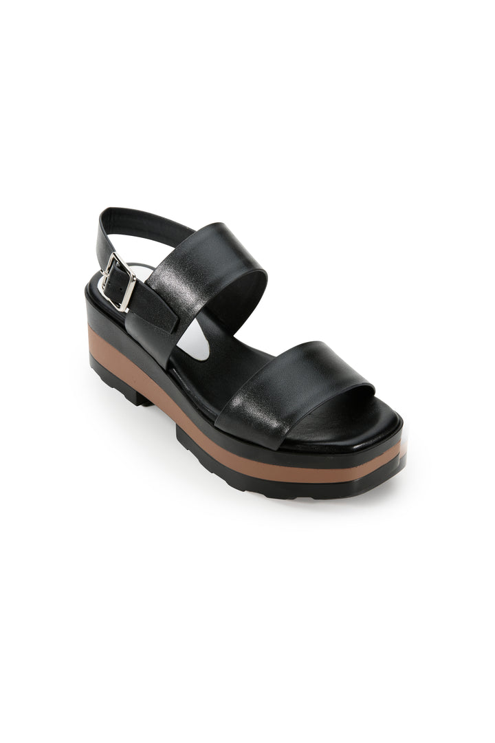 CAPE BUCKLE SANDAL (Black)