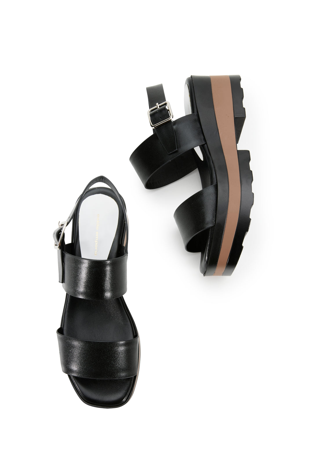 CAPE BUCKLE SANDAL (Black)