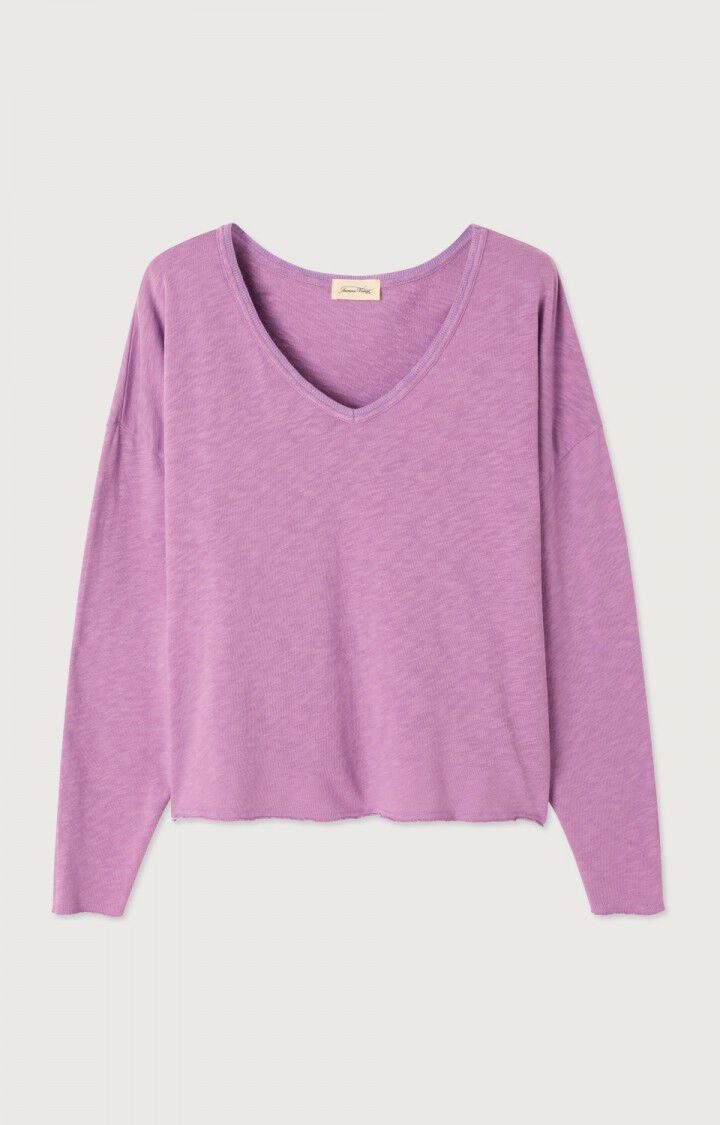 Sonoma V-Neck Long Sleeve Easy Fit T-shirt (Vintage Lilac)