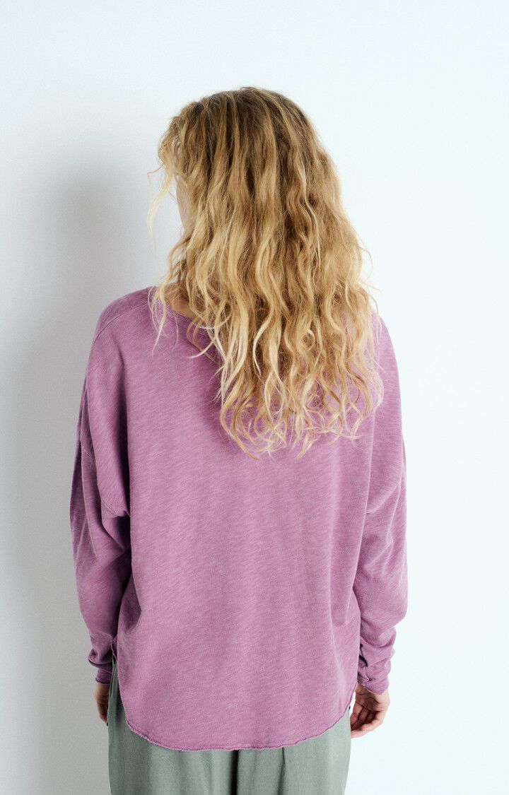 Sonoma V-Neck Long Sleeve Easy Fit T-shirt (Vintage Lilac)