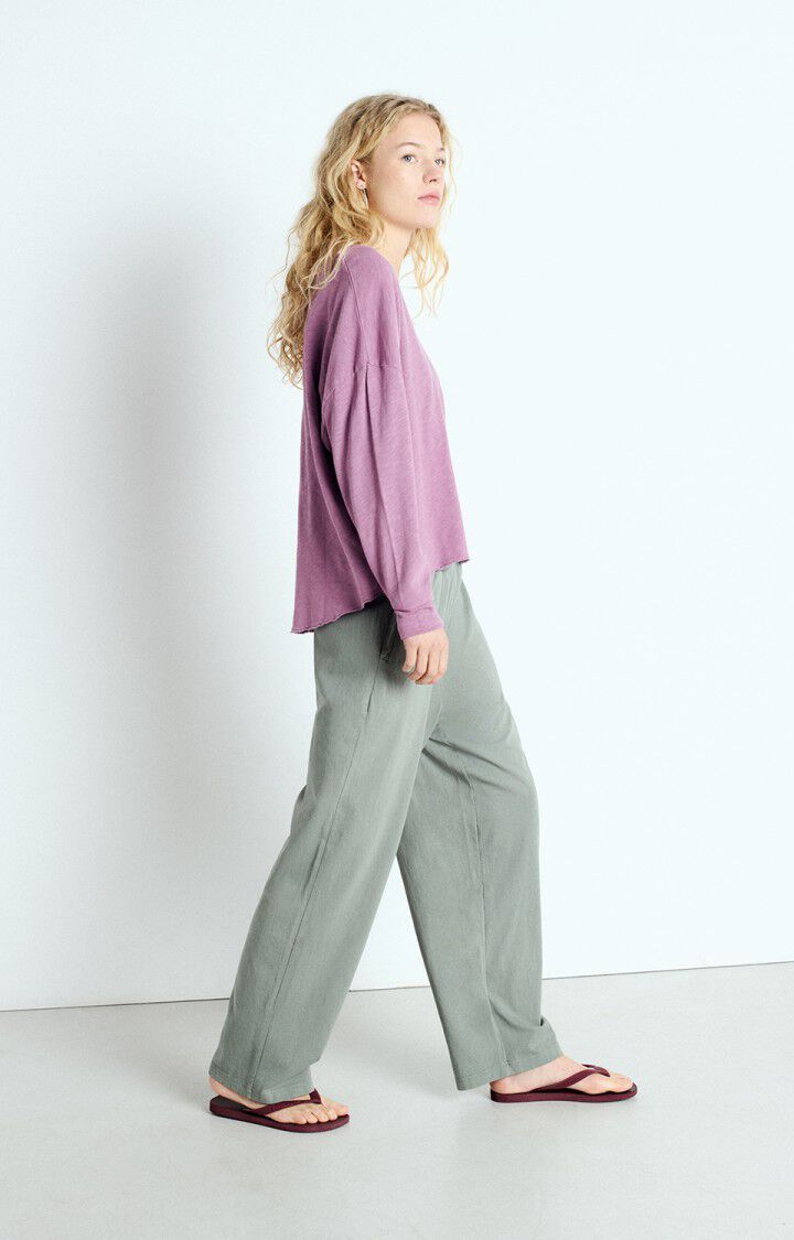 Sonoma V-Neck Long Sleeve Easy Fit T-shirt (Vintage Lilac)