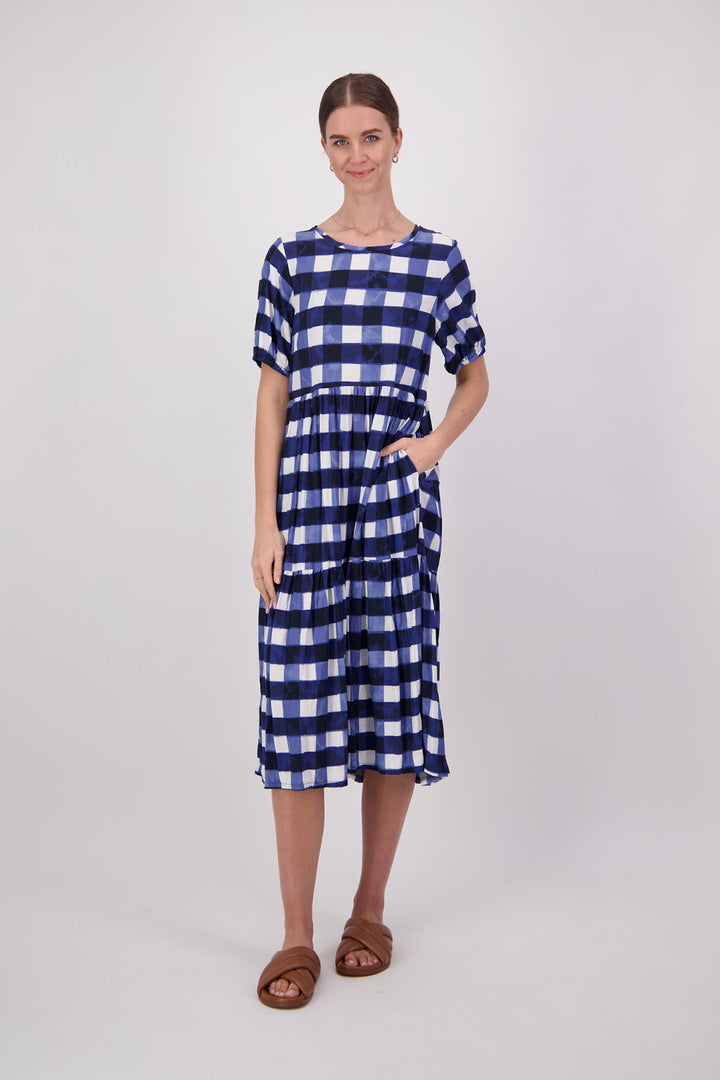 SADIE Dress (Blue Gingham)