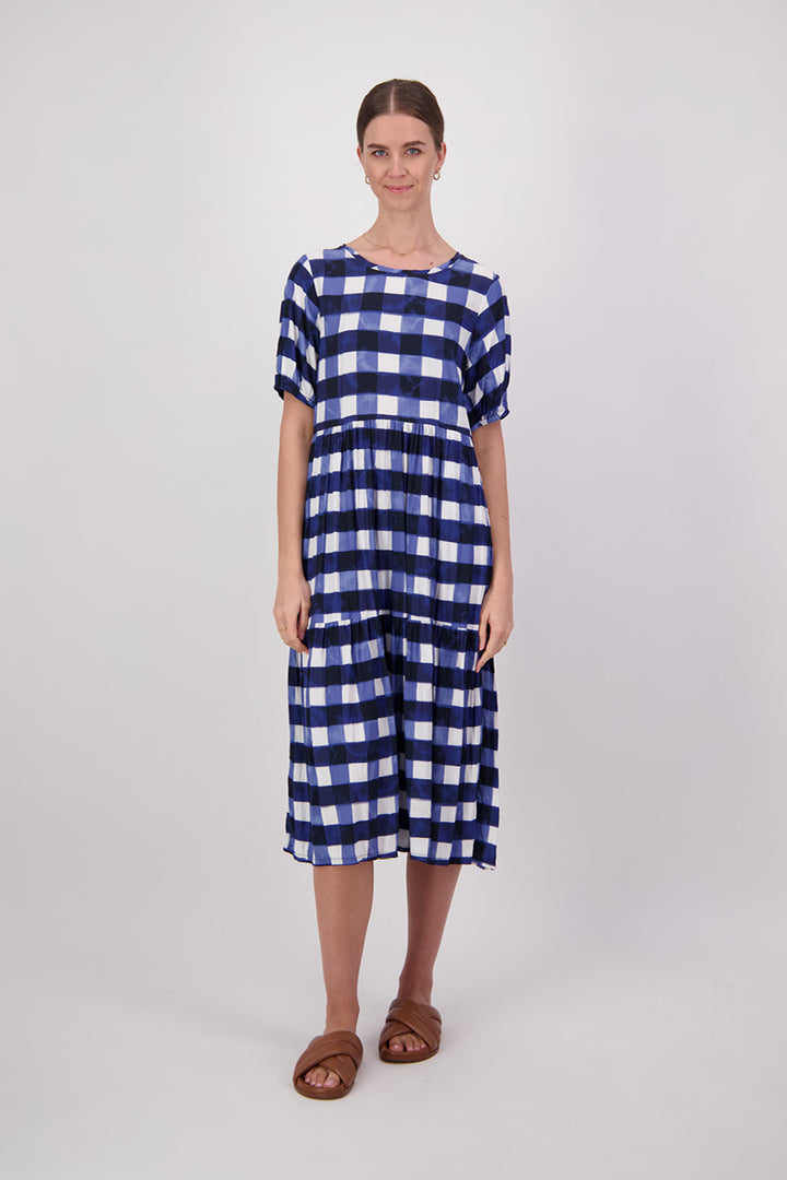 SADIE Dress (Blue Gingham)