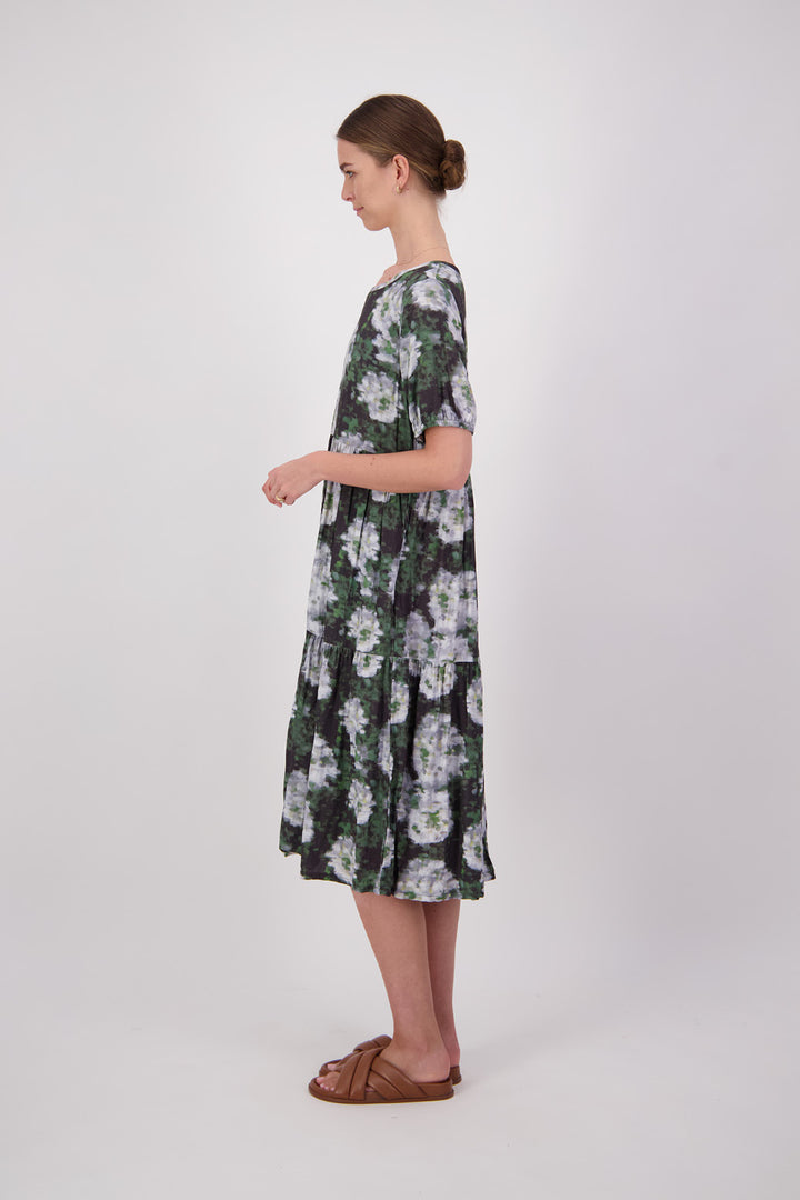 SADIE Dress (Green Floral)