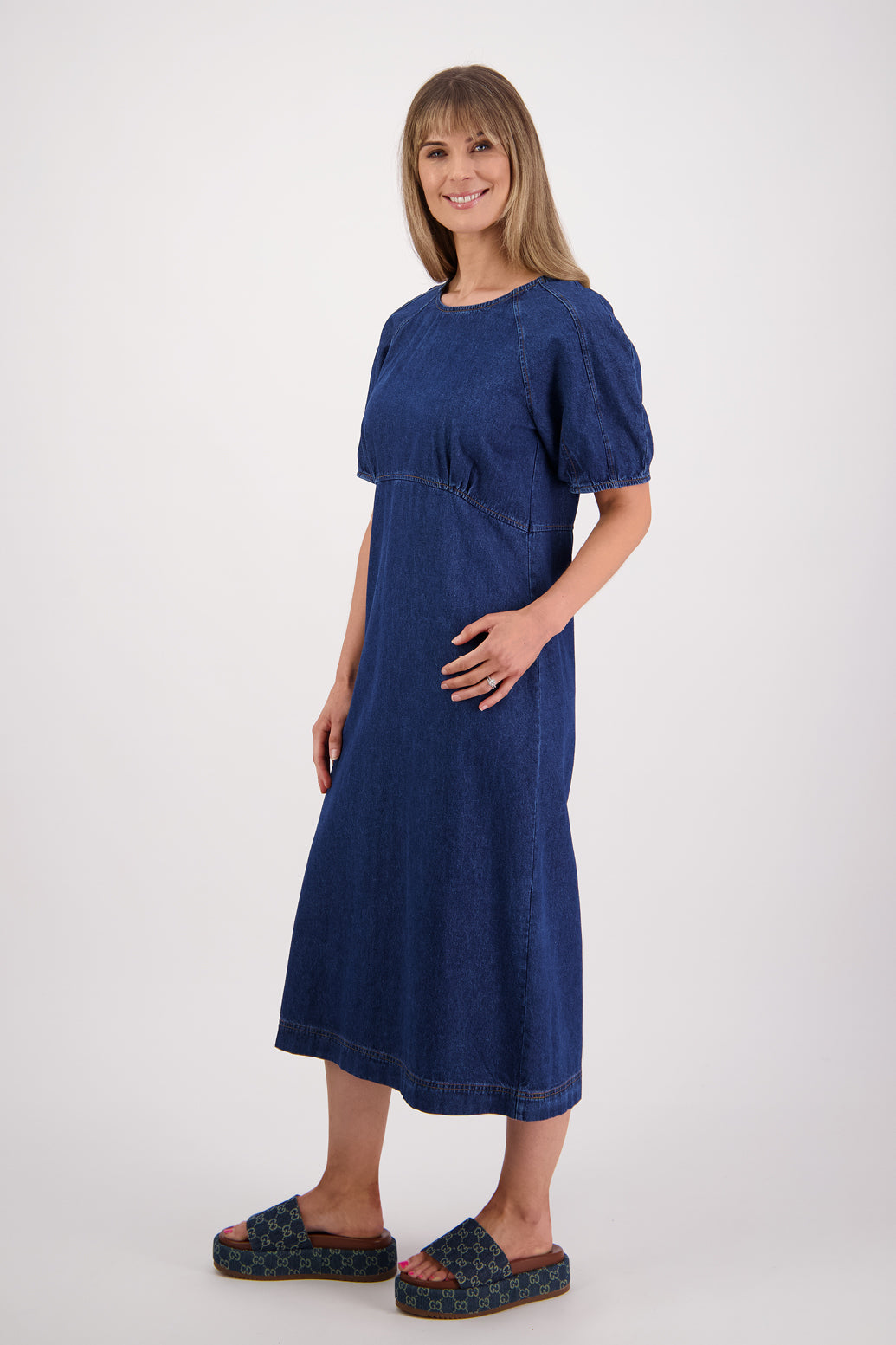 Sheri Dress (Denim)