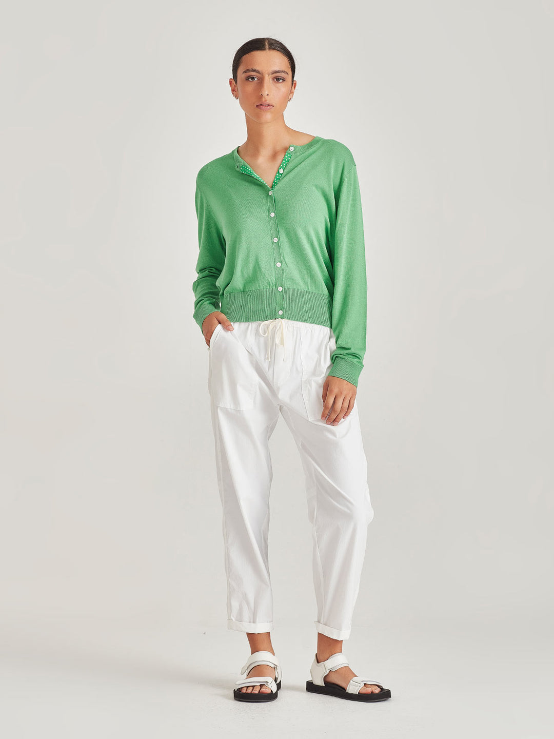 Boquette Cardi (Spring Green)