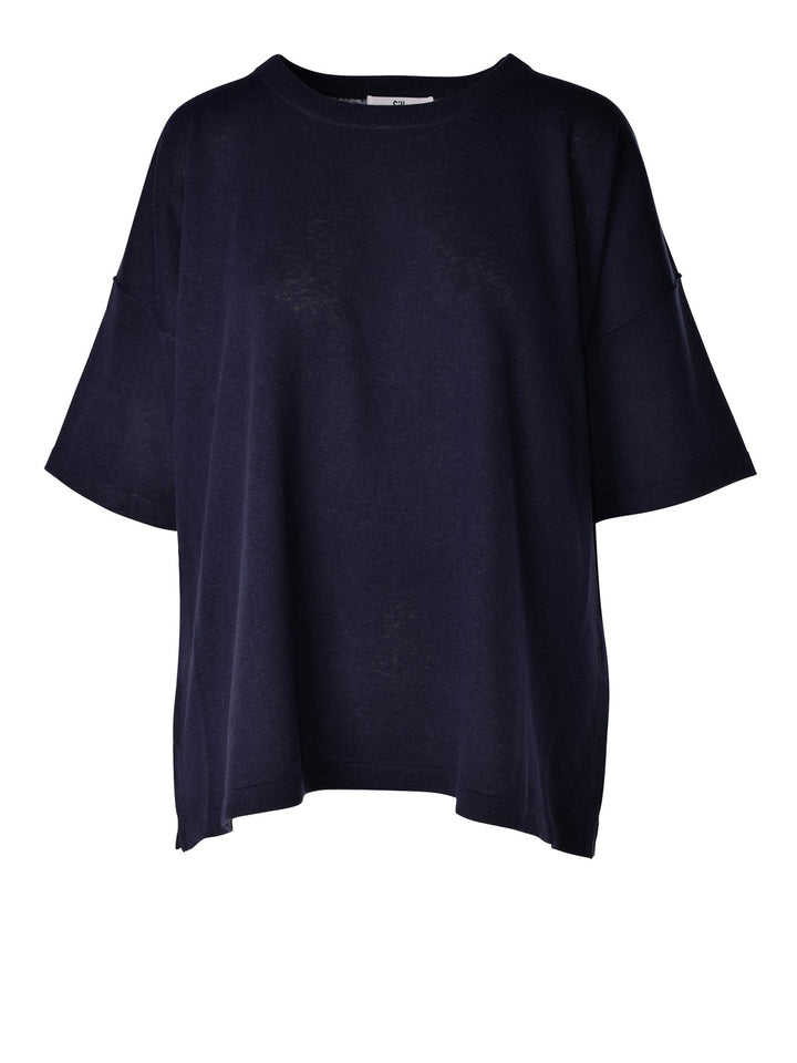 Nixi Knit Tee (Chic Navy)