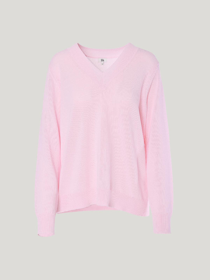 Carnival V Neck Sweater (Pink Sorbet)