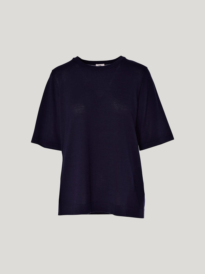Jayden Knit Tee (French Navy)