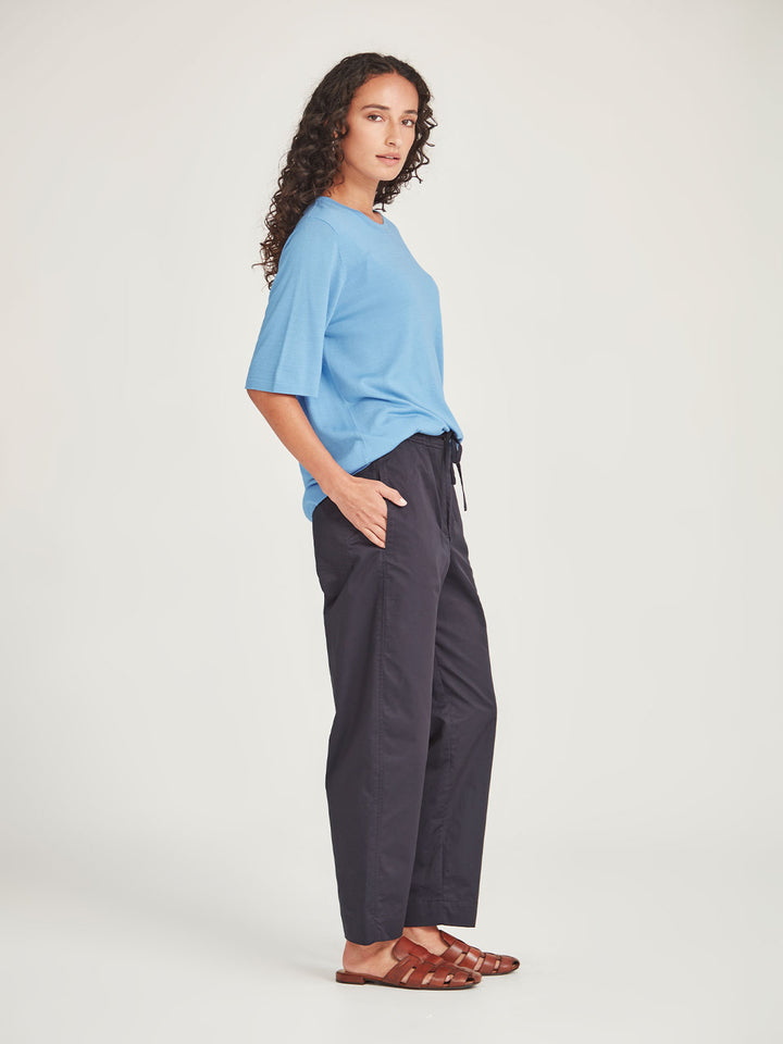 Jayden Knit Tee (Sky Blue)