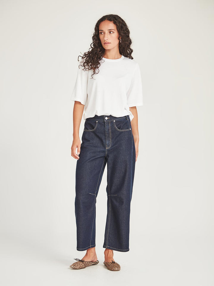 Jayden Knit Tee (White)