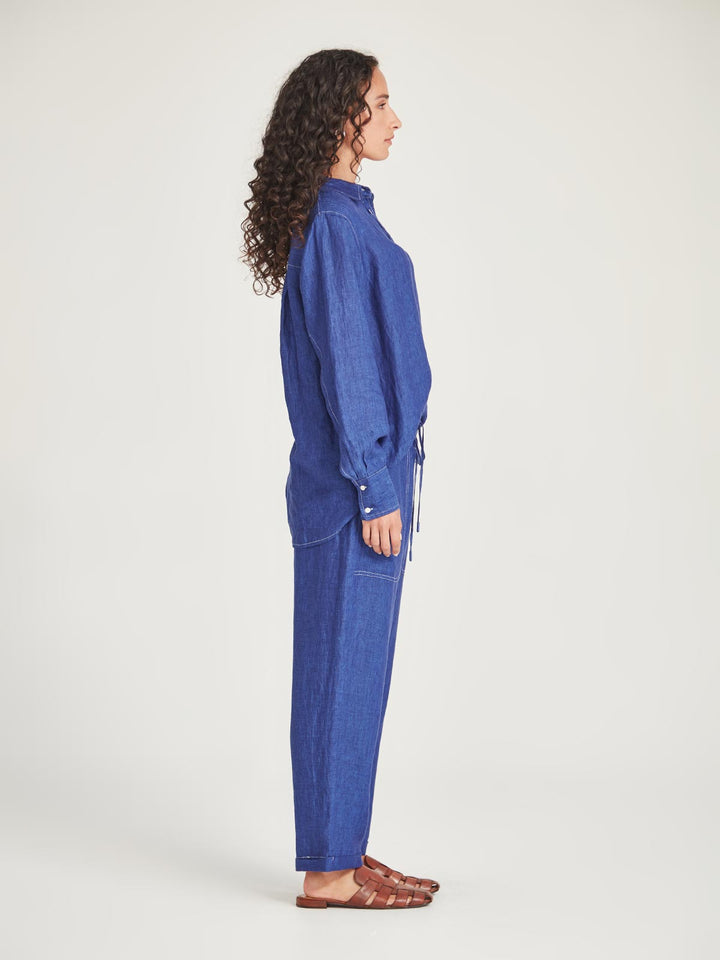 Princeton Linen Shirt (Iris)