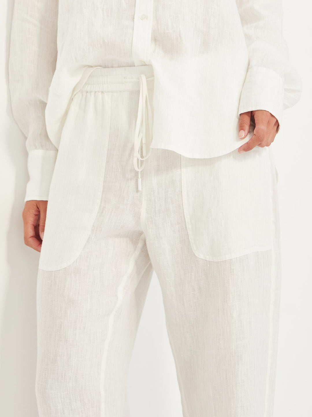 Fenway Linen Pant (Ivory)