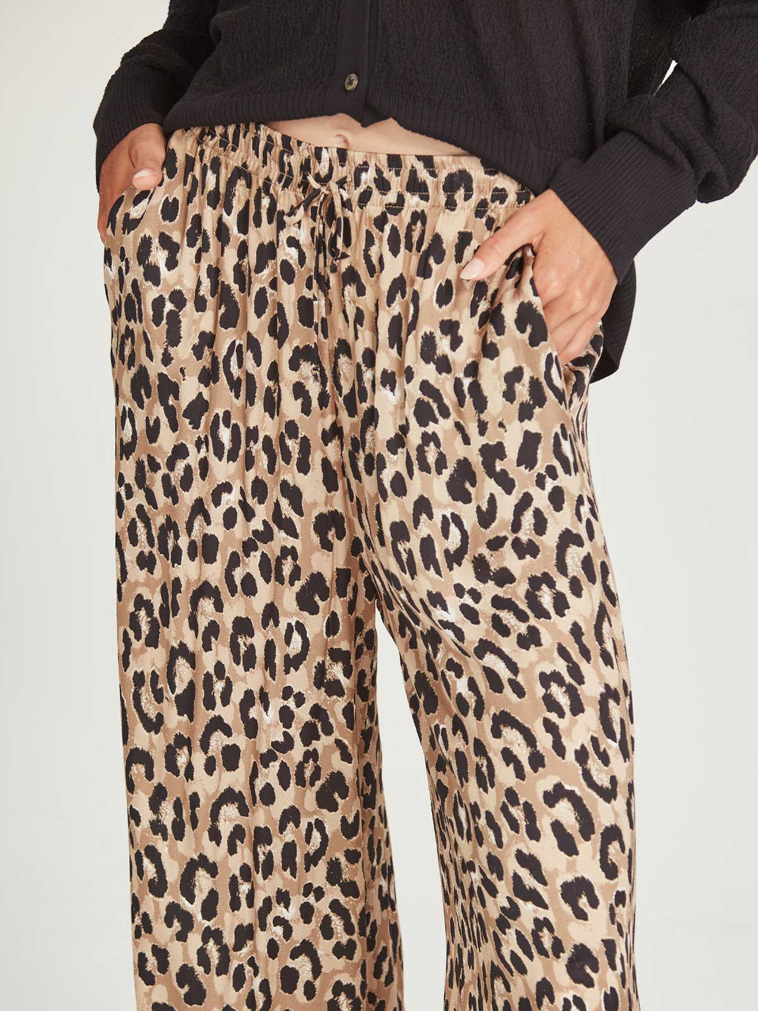 Zahara Print Pant (Leopard Print)