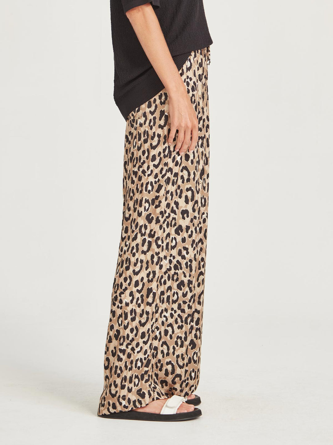 Zahara Print Pant (Leopard Print)