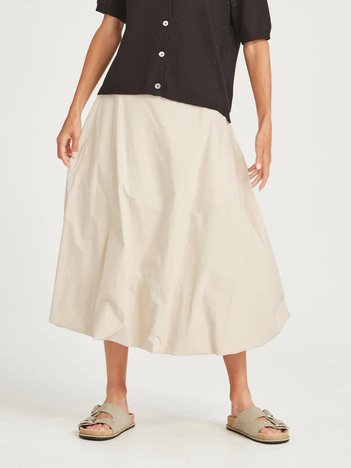 Cooper Bubble Skirt (Almond)