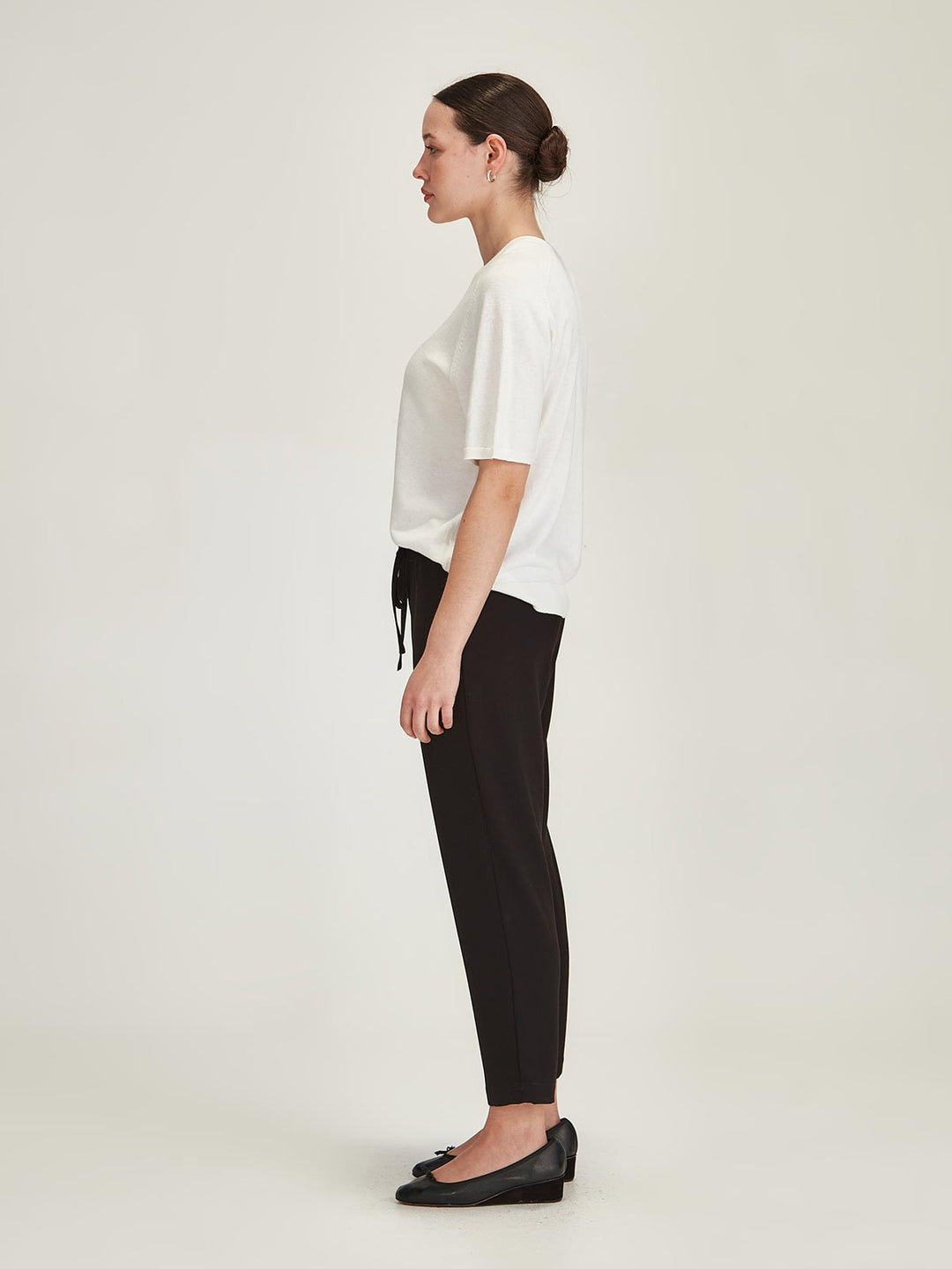 Cecilia Knit Tee (Snowflake)