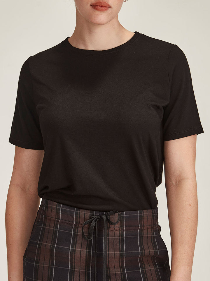 Lena Luxe Tee (Black)