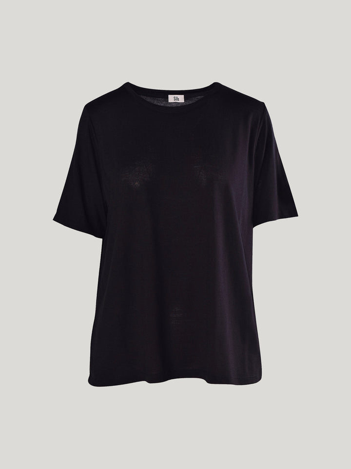 Lena Luxe Tee (Black)
