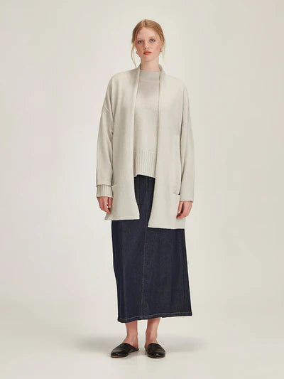 Morrissey Drape Cardigan (Vapour)