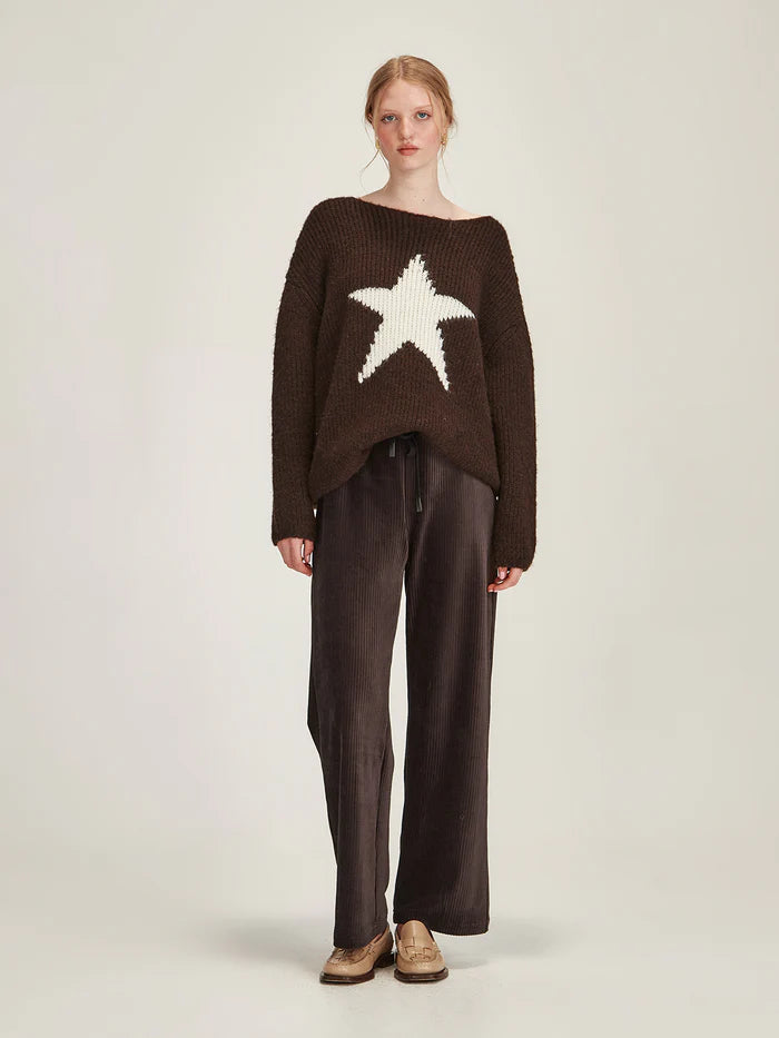 Alice Star Weekender (Choc/White)
