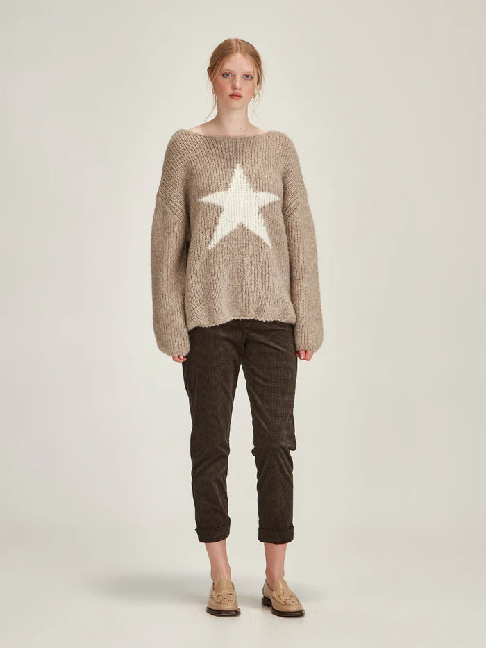 Alice Star Weekender (Natural/White)