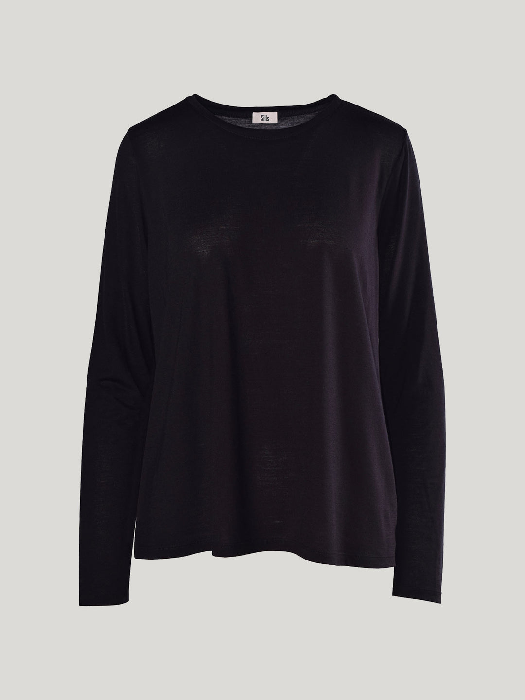 Lena Luxe Tee - Long Sleeve (Black)
