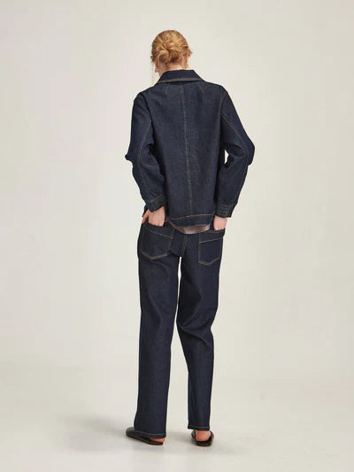 Juko Straight Jean (Dark Wash)