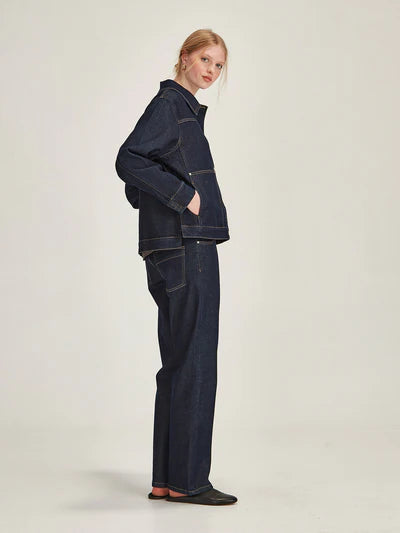 Juko Straight Jean (Dark Wash)