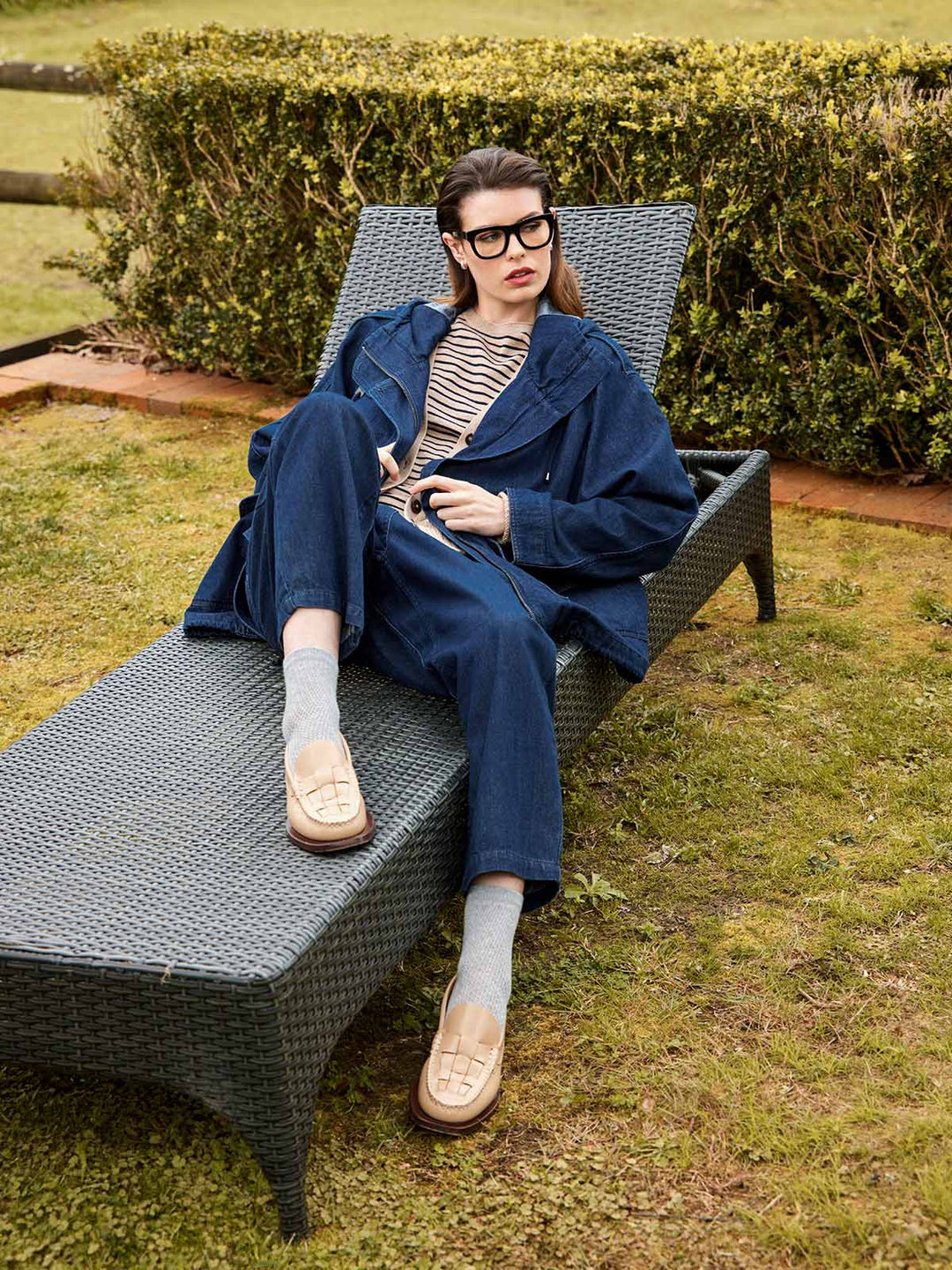 Ginza Drawstring Jean (Dark Wash)