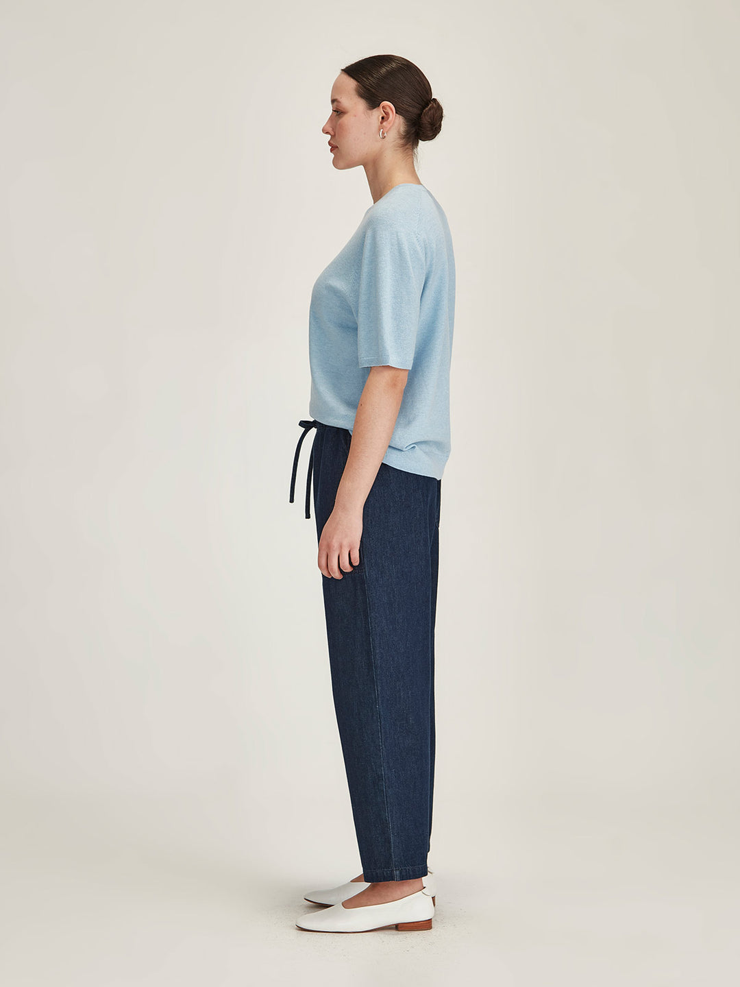 Ginza Drawstring Jean (Dark Wash)