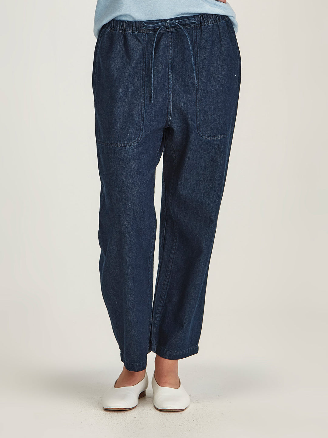 Ginza Drawstring Jean (Dark Wash)