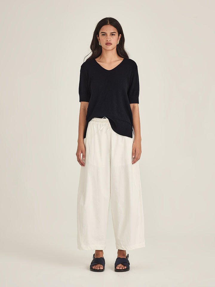 Salma Knit Tee (French Navy)