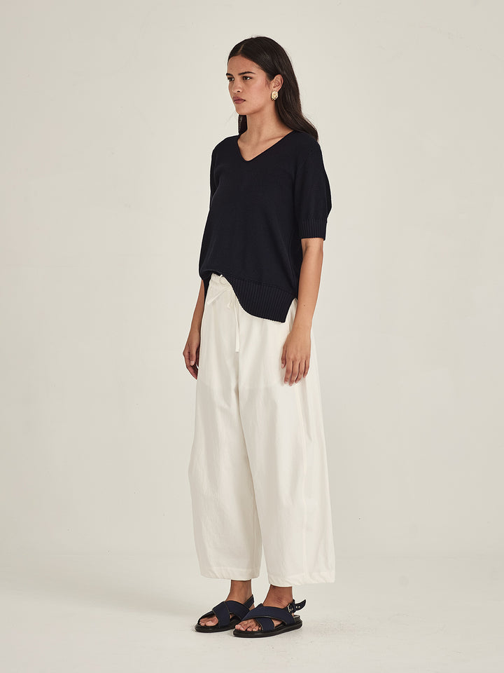 Salma Knit Tee (French Navy)