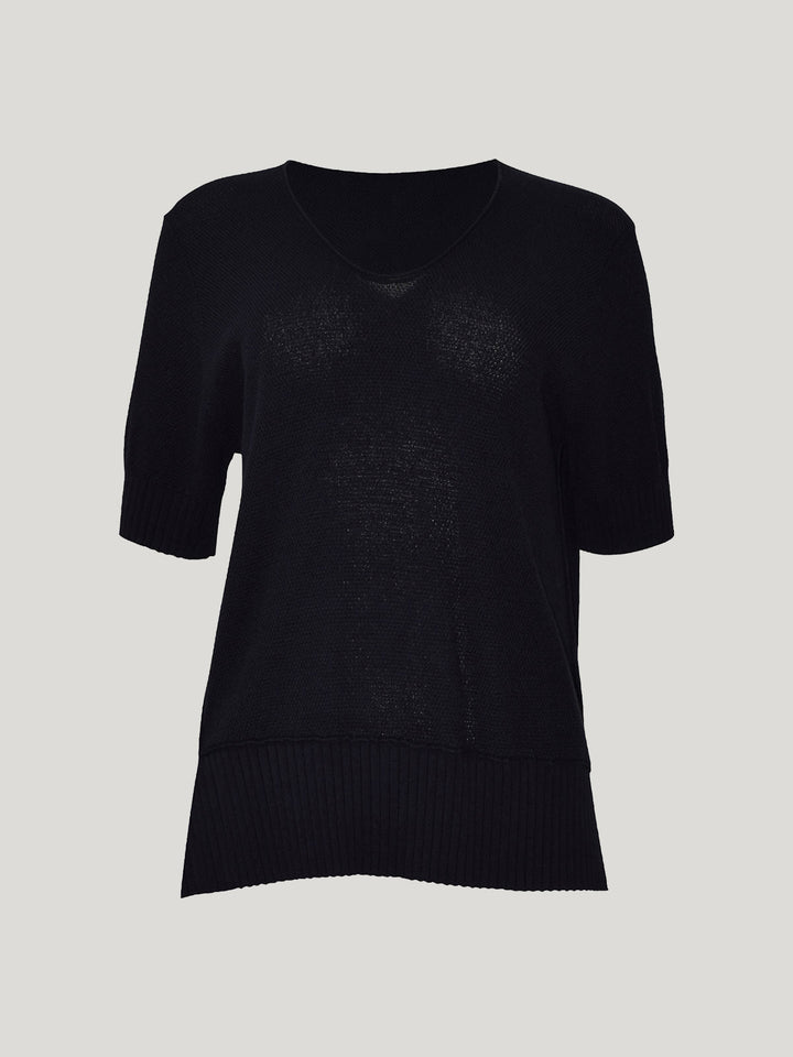 Salma Knit Tee (French Navy)