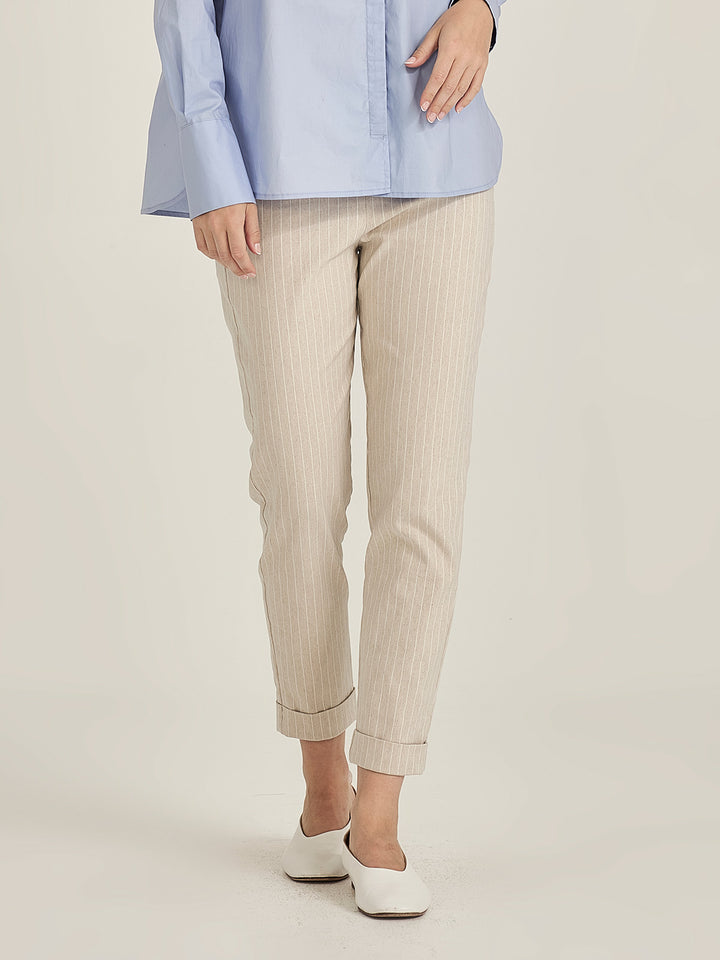 Striped Hepburn (Sand Stripe)