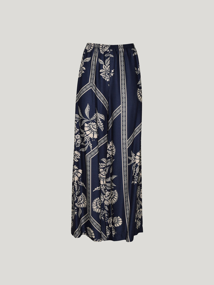 Mondo Print Pant (French Blue)