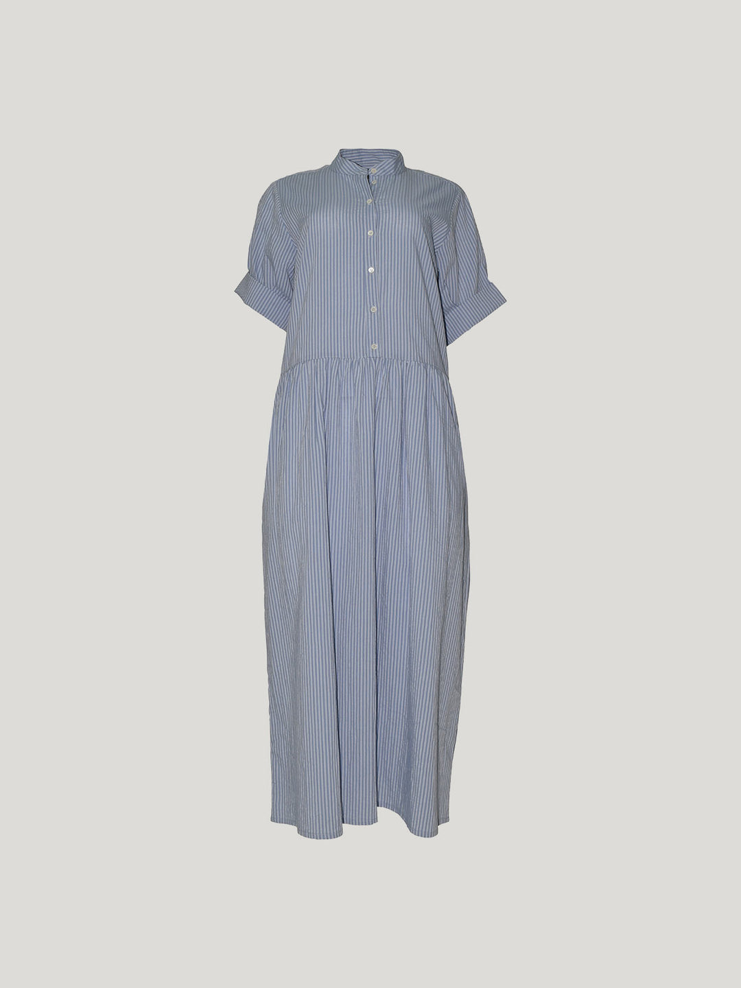 Monica Stripe Dress (Cornflower Stripe)