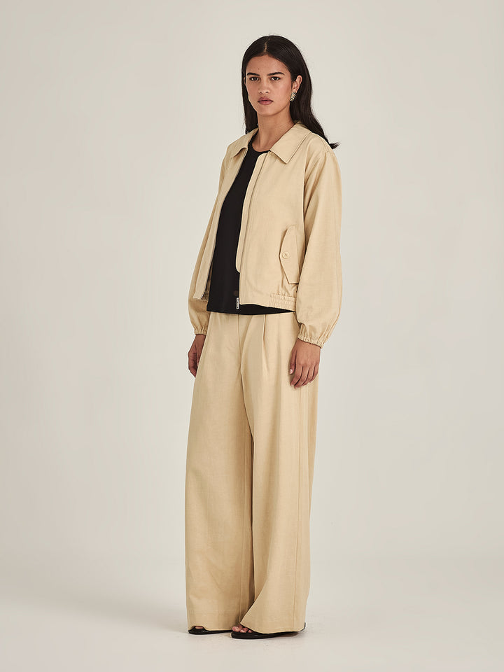 CAMRYN Bomber Jacket (Champagne)