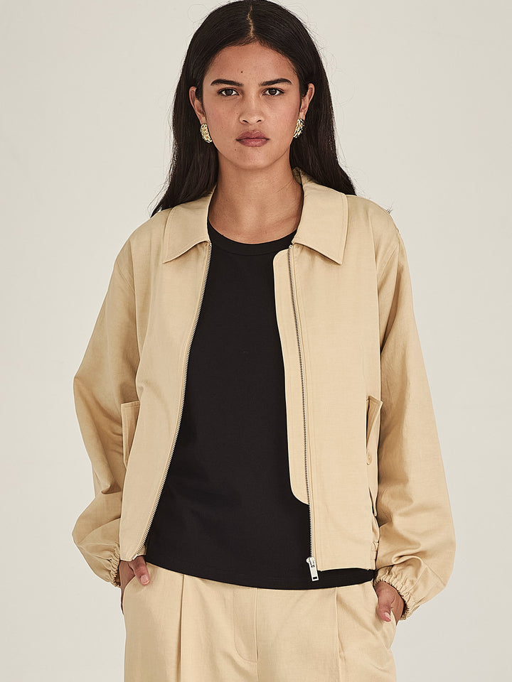 CAMRYN Bomber Jacket (Champagne)
