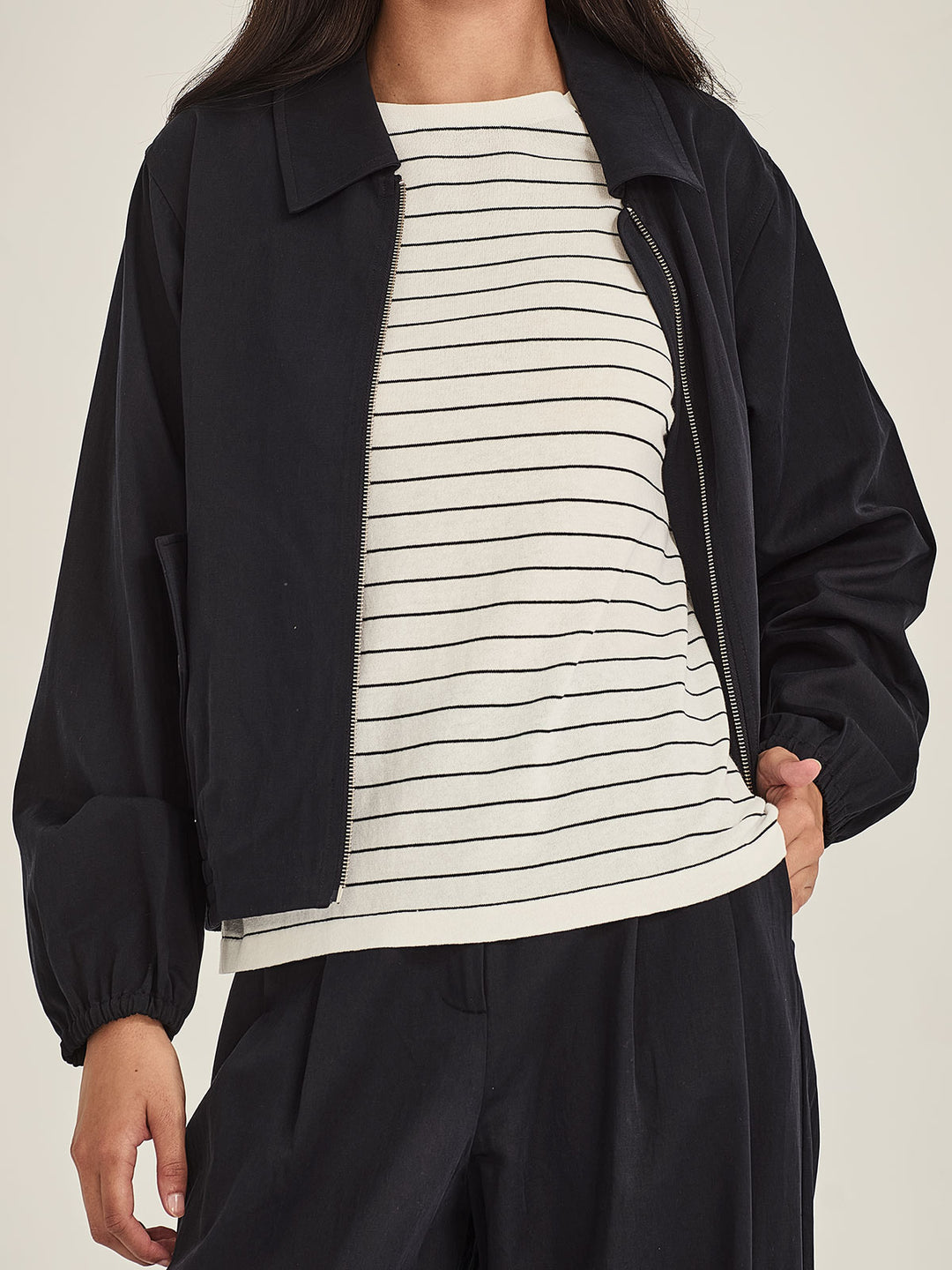 CAMRYN Bomber Jacket (French Navy)
