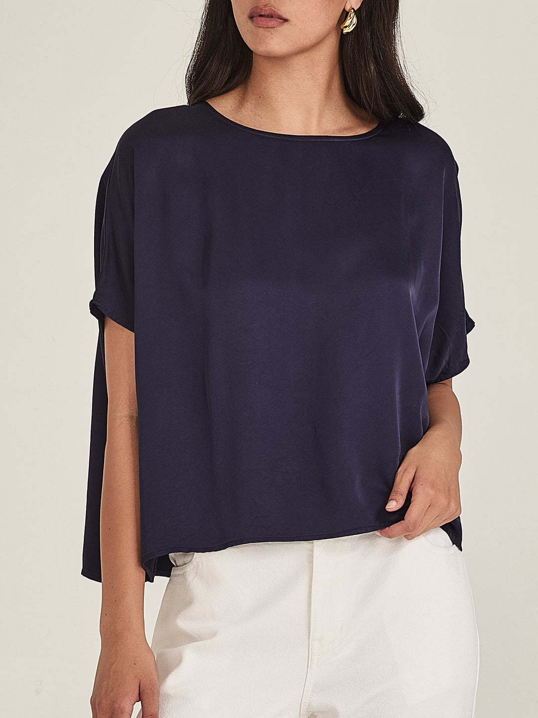 Gabbie Soho Top (Navy)