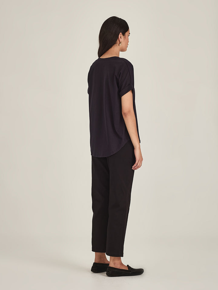 Audrey Cigarette Pants (Black)