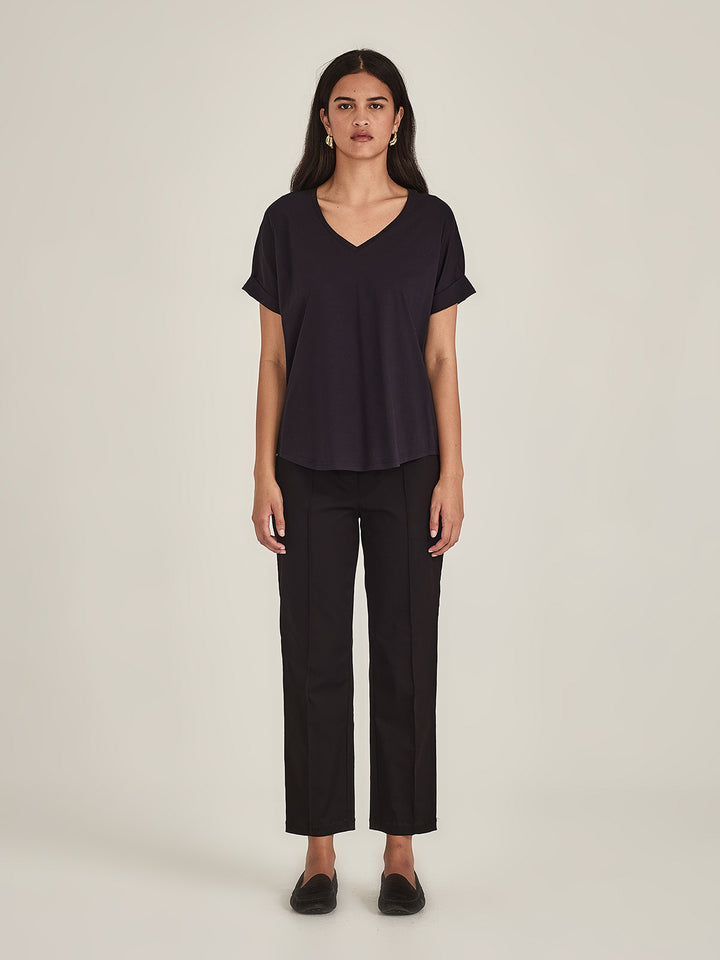 Audrey Cigarette Pants (Black)