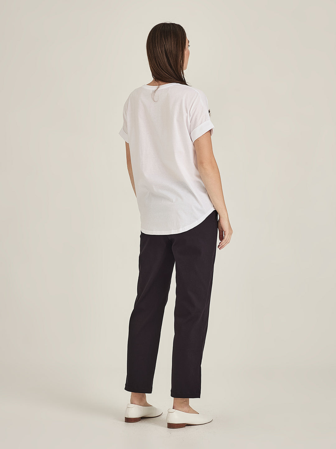 Audrey Cigarette Pants (Navy)