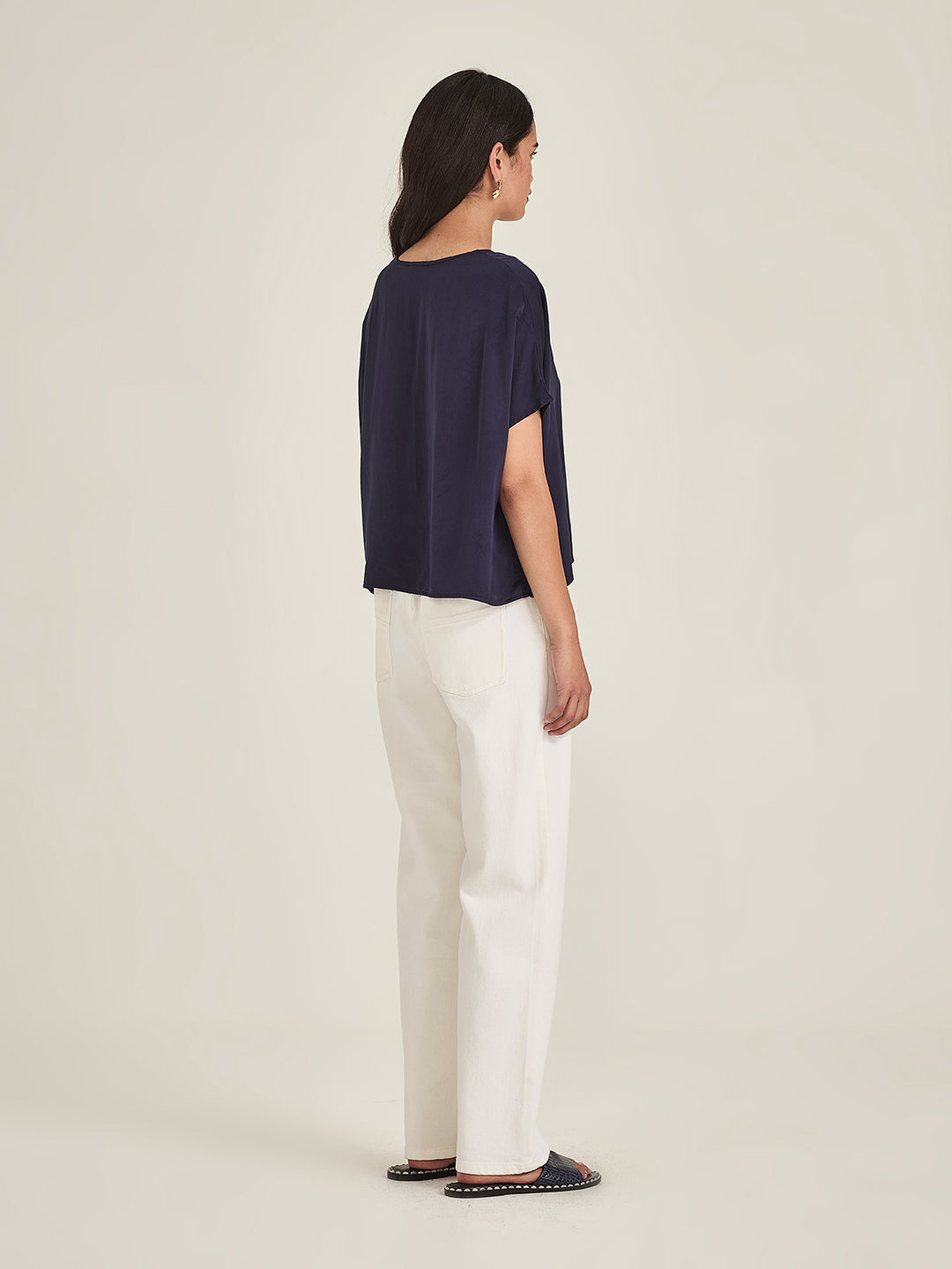 Juko Straight Jean (Chalk)