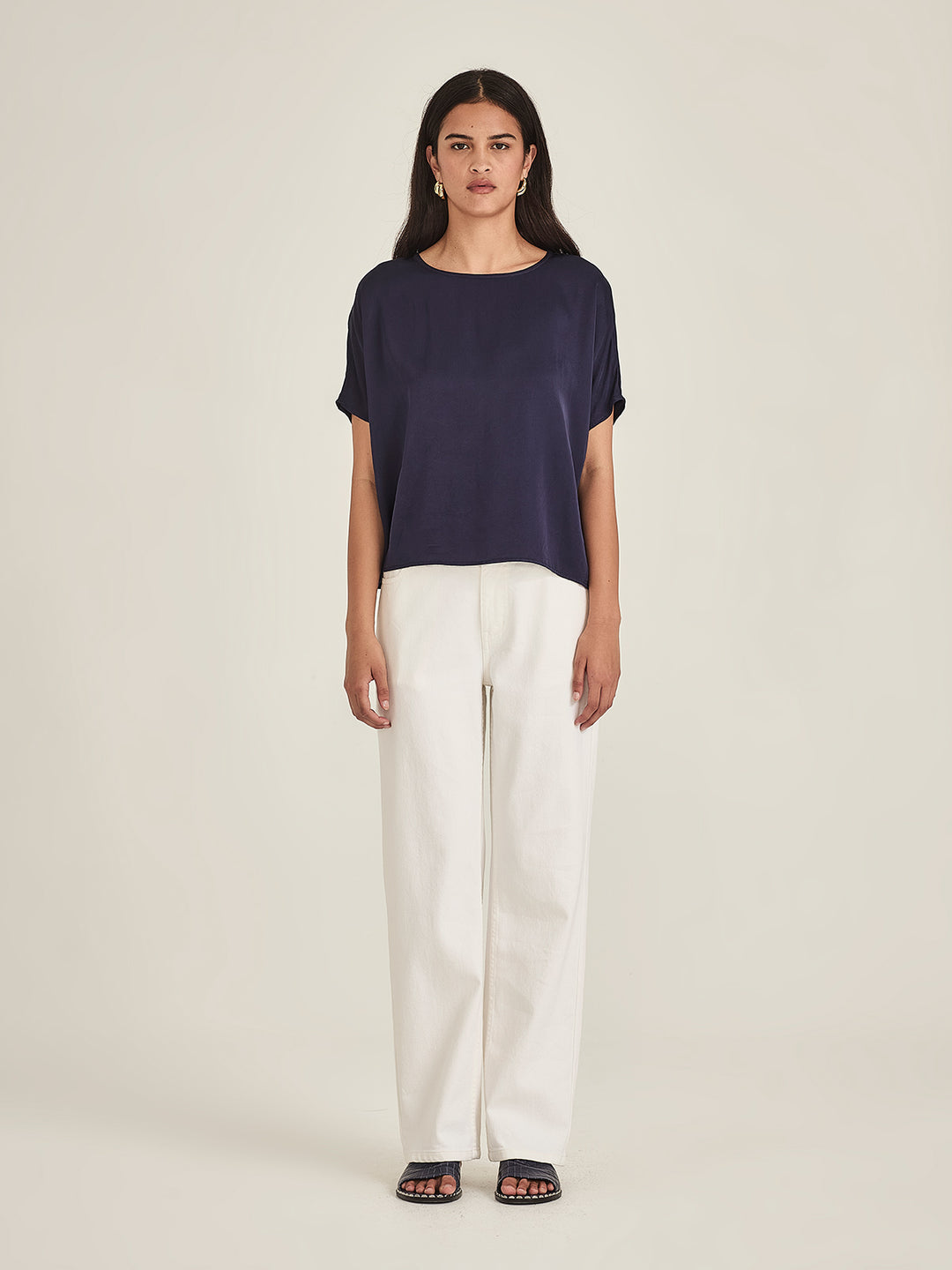 Juko Straight Jean (Chalk)